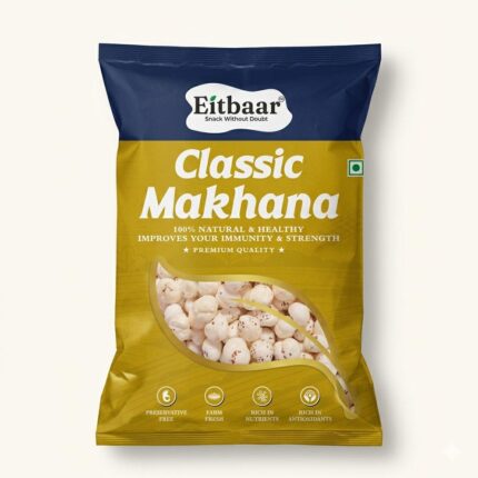Eitbaar Classic Makhana | Zero Sugar, High Protein Superfood