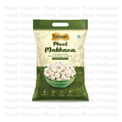 Eitbaar Phool Makhana | Zero Sugar, High Protein, Farm Fresh